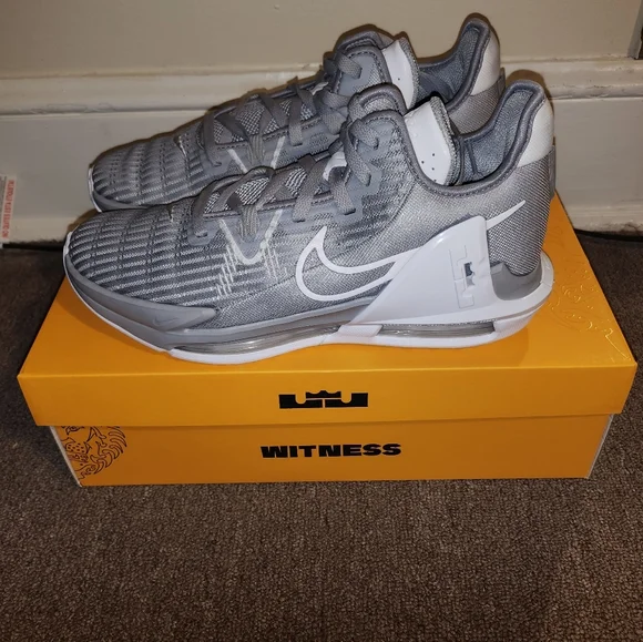 Nike Lebron Witness VI Cool Grey white Men's 10 - Picture 2 of 5